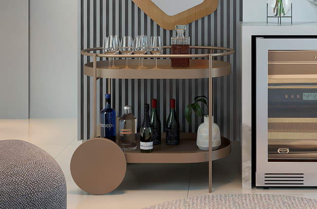 Carrinho bar Ornatto